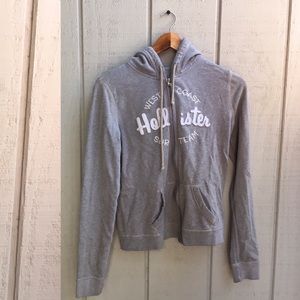 Grey West Coast Hollister Surf Team Sweater